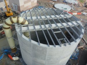 steel aluminium fabrication safety remedial civil concrete reservoir advanced concrete engineering post tension tank prestress slab